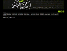 Tablet Screenshot of digdeepfarms.com